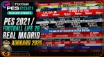 ادبورد پک Real Madrid CF 2026 برای PES 2021