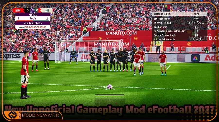 گیم پلی غیر رسمی eFootball 2027 برای PES 2021