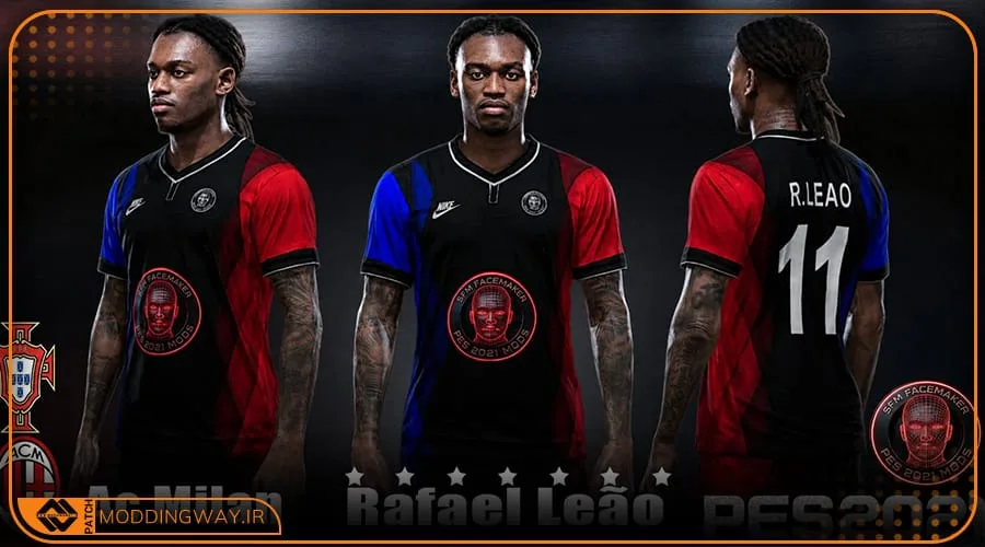 فیس Rafael Leao 2026 برای PES 2021