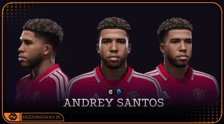 فیس Andrey Santos برای PES 2021 - آپدیت 6 مرداد 1405