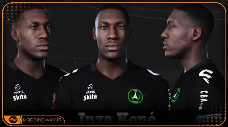 فیس Inza Kone برای PES 2021 - آپدیت 2 مرداد 1405