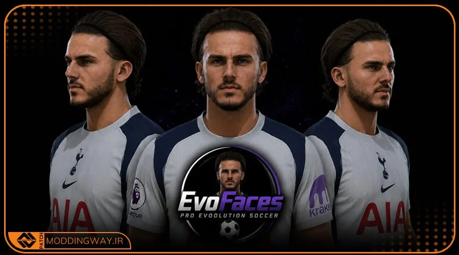 فیس James Maddison برای PES 2021 - آپدیت 28 تیر 1405
