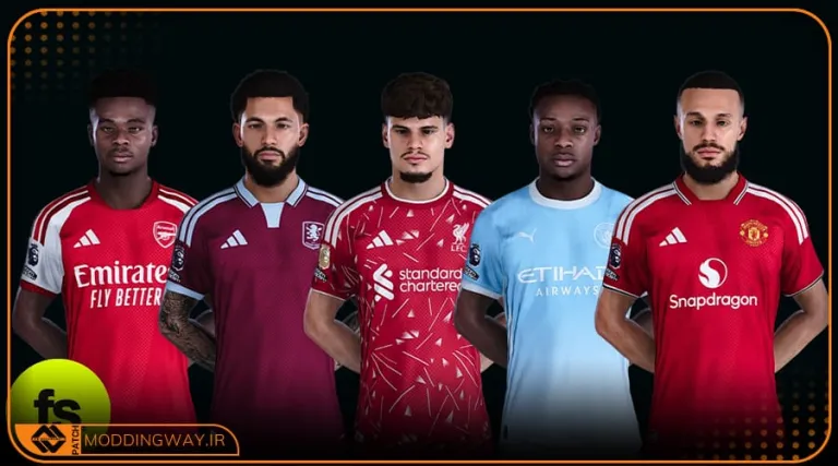 کیت پک Official Home Vol 1 2026-27 برای PES 2021