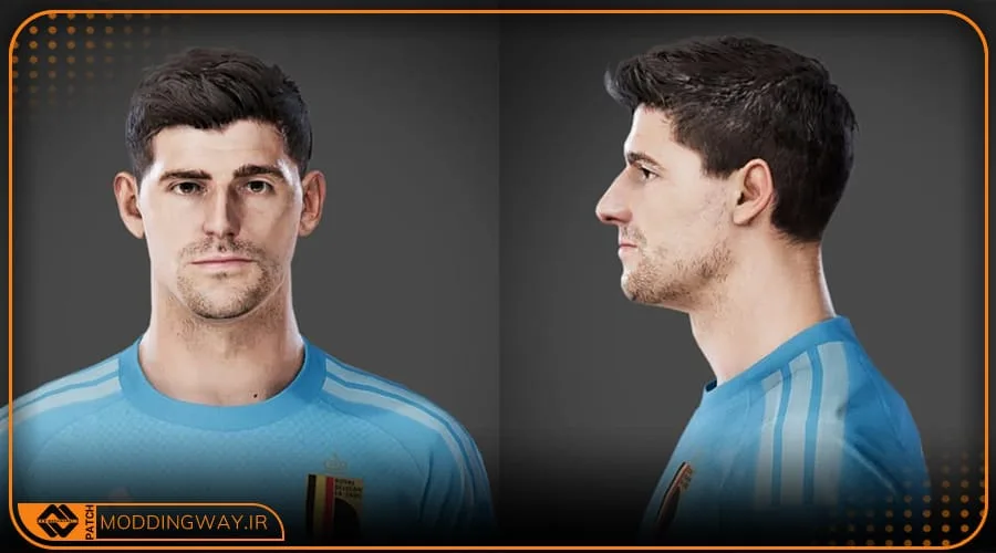 فیس Thibaut Courtois برای PES 2021 - آپدیت 2 مرداد 1405