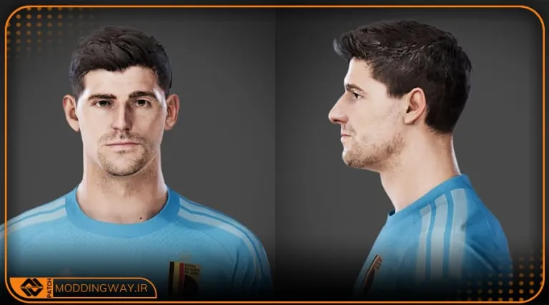 فیس Thibaut Courtois برای PES 2021 - آپدیت 2 مرداد 1405