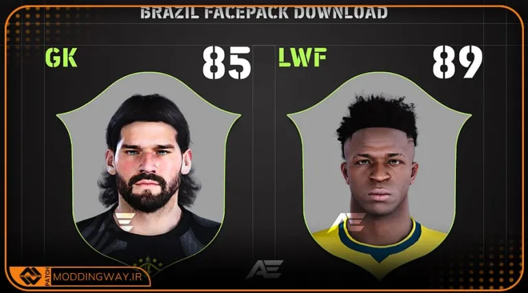 فیس پک Brazil برای PES 2021