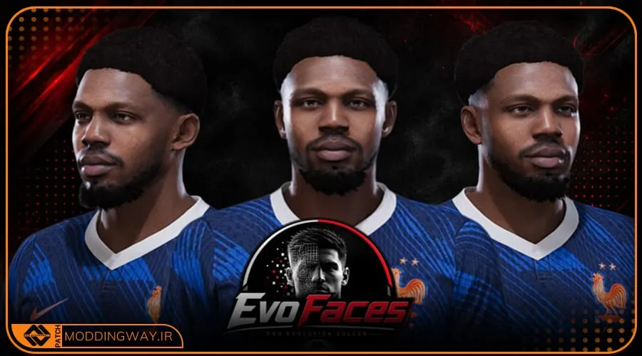 فیس Marcus Thuram 2026 برای PES 2021 - آپدیت 1 مرداد 1405