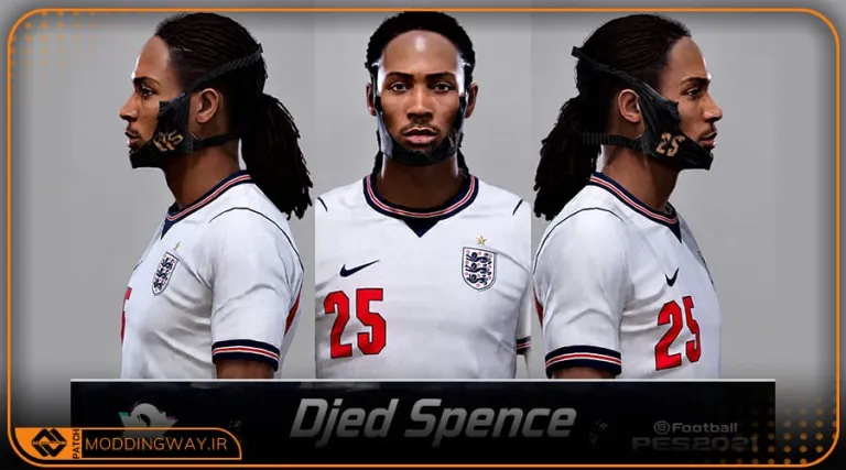 فیس Djed Spence برای PES 2021 - آپدیت 28 تیر 1405