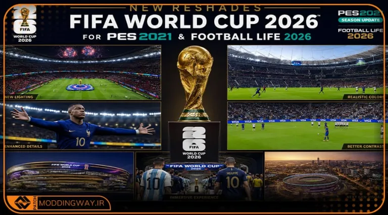 ماد گرافیکی FIFA World Cup 2026 برای PES 2021