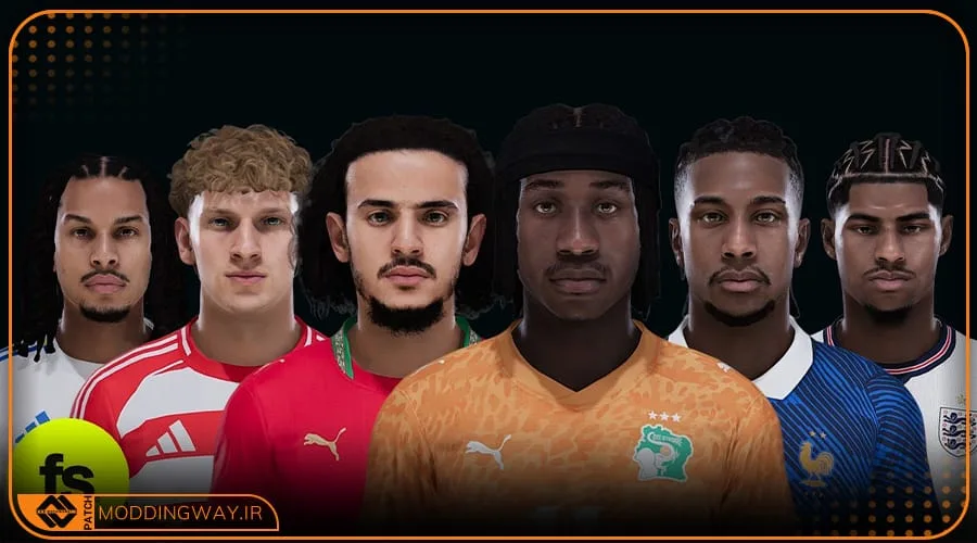 فیس پک Update Vol 204 برای PES 2021