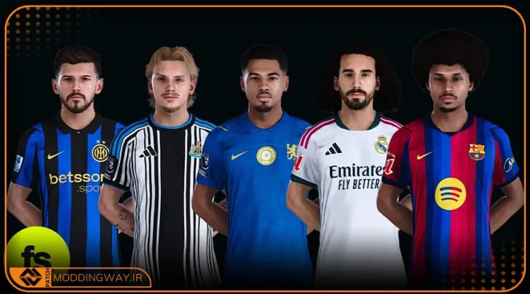 کیت پک Official Home 2026-27 Vol 3 برای PES 2021