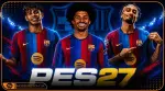 گرافیک منو Barcelona 2026 برای PES 2021