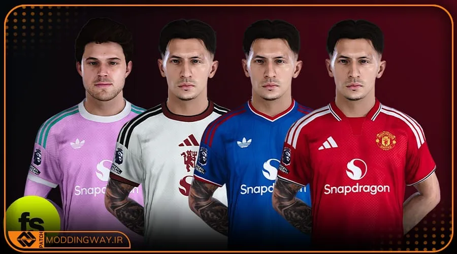 کیت پک Manchester United 2026-27 برای PES 2021