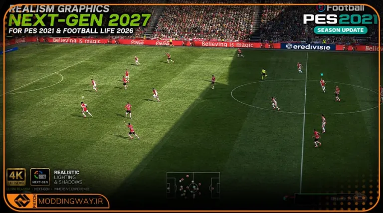 ماد گرافیک Realism Next-Gen 2027 برای PES 2021