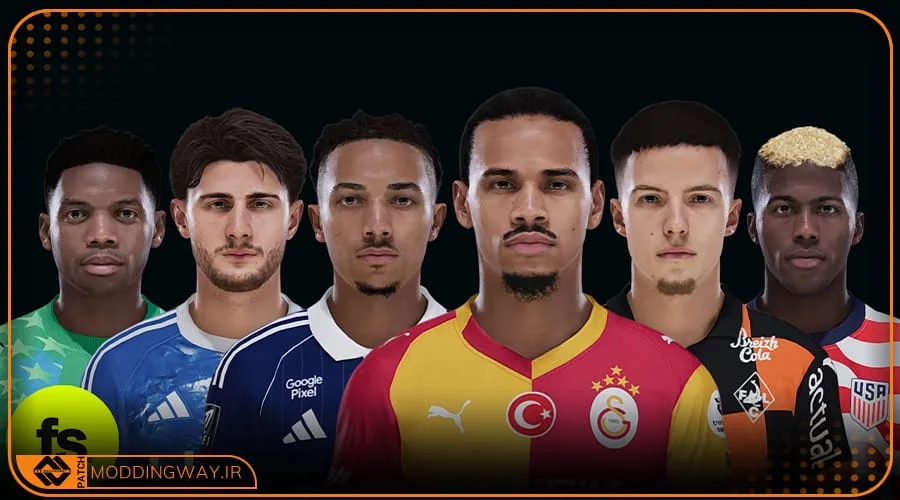 فیس پک Update Vol 218 برای PES 2021