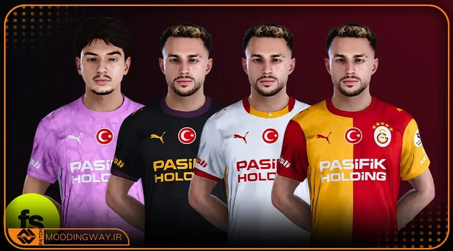 کیت پک Galatasaray 2026-27 برای PES 2021