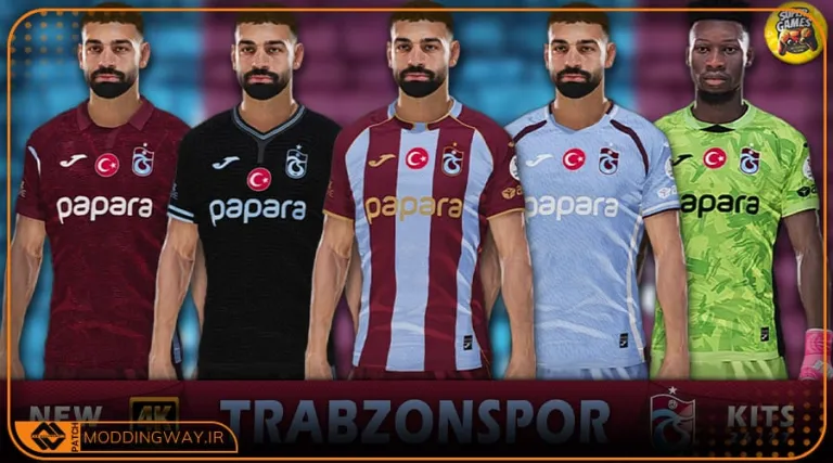 کیت پک Trabzonspor 2026-27 برای PES 2021