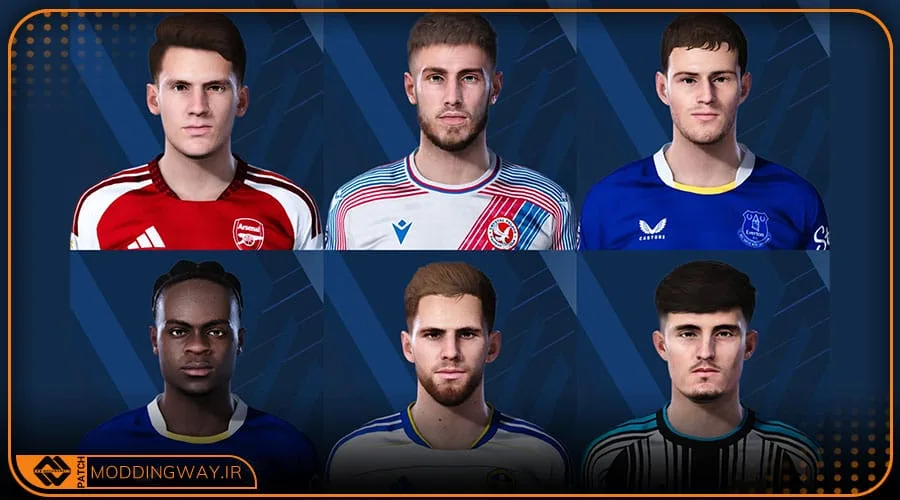 فیس پک Premier League V1 برای PES 2021