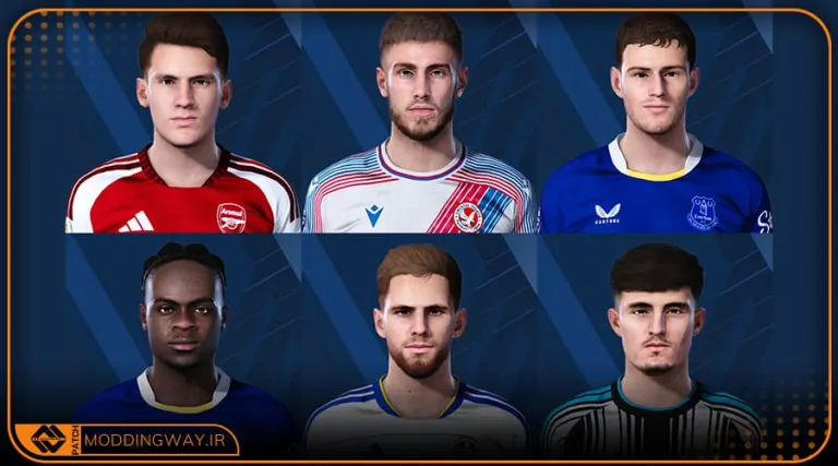 فیس پک Premier League V1 برای PES 2021