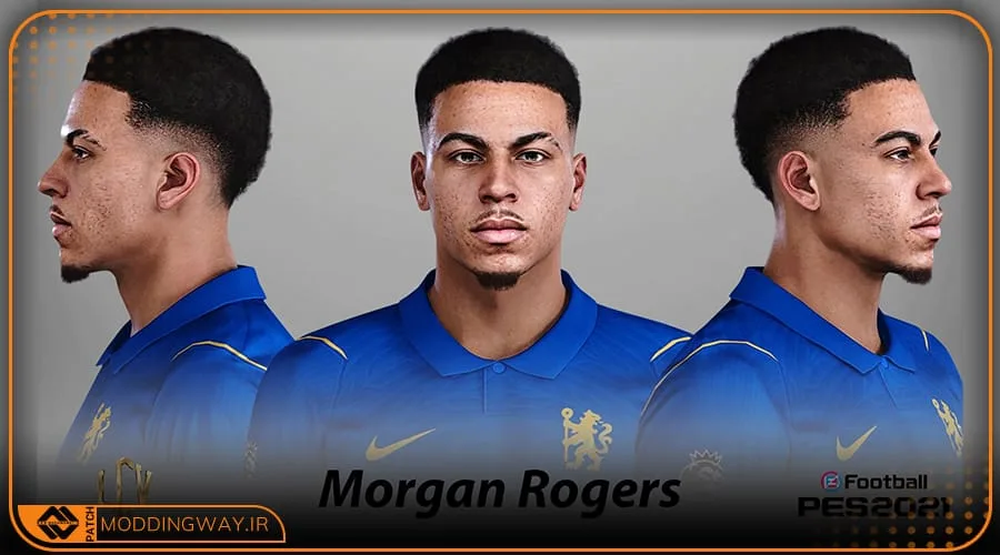 فیس Morgan Rogers برای PES 2021 - آپدیت 18 مرداد 1405