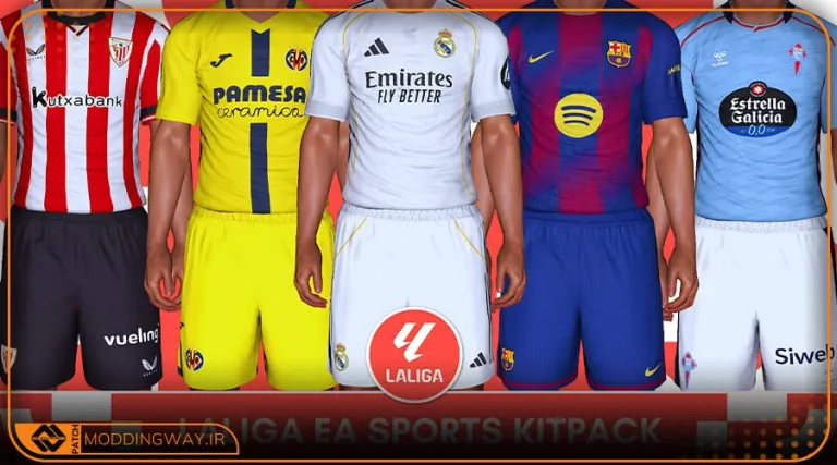 کیت پک LaLiga EA Sports 2026 برای PES 2017