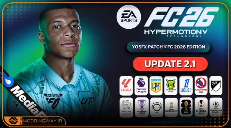 پچ FC 2026 Edition V2 برای PES 2017 - آپدیت 2.1