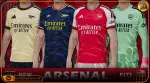 کیت پک Arsenal 2026-27 برای PES 2021