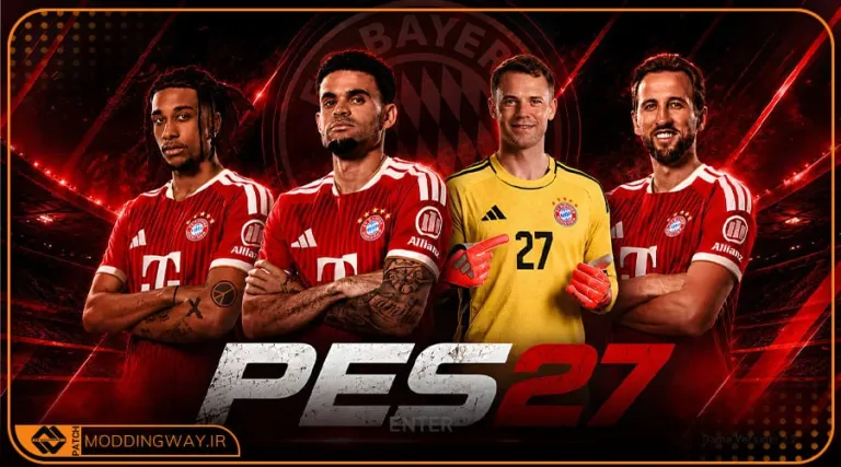 گرافیک منو Bayern Munich 2026 برای PES 2021