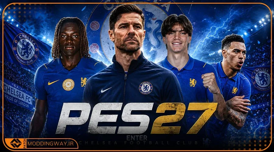 گرافیک منو Chelsea FC 2027 برای PES 2021