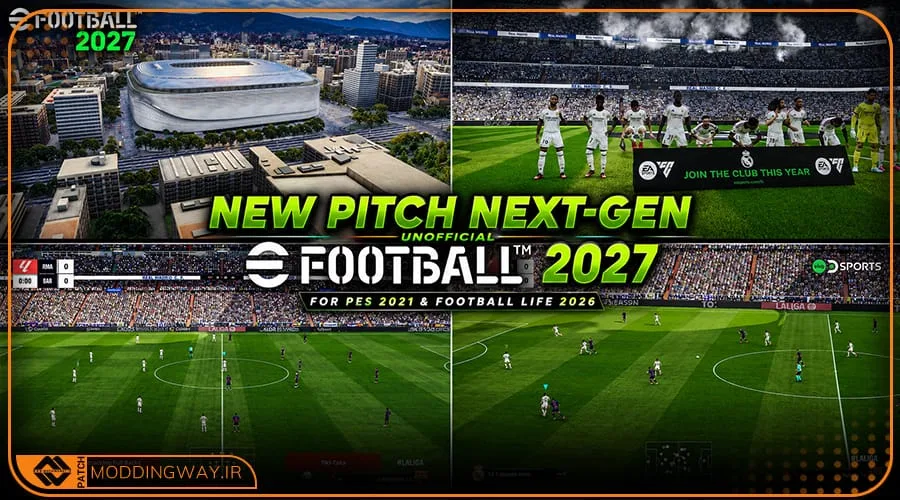 ماد چمن Next-Gen eFootball 2027 برای PES 2021