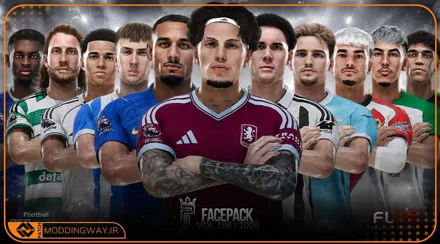 فیس پک FL26 Facepack Update v196 برای PES 2021