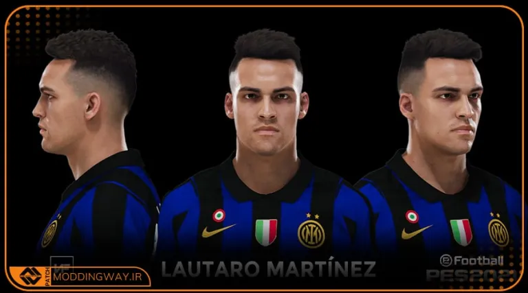 فیس Lautaro Martinez برای PES 2021 - آپدیت 16 مرداد 1405