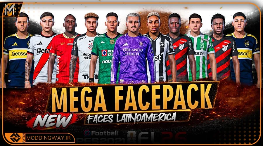 فیس پک Latino Americano v7 برای PES 2021