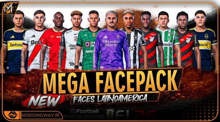 فیس پک Latino Americano v7 برای PES 2021