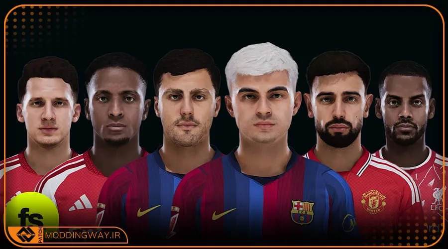 فیس پک Update Vol 221 برای PES 2021