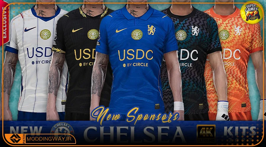 کیت پک Chelsea 2026-27 برای PES 2021