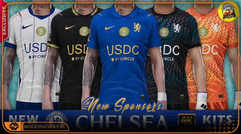 کیت پک Chelsea 2026-27 برای PES 2021