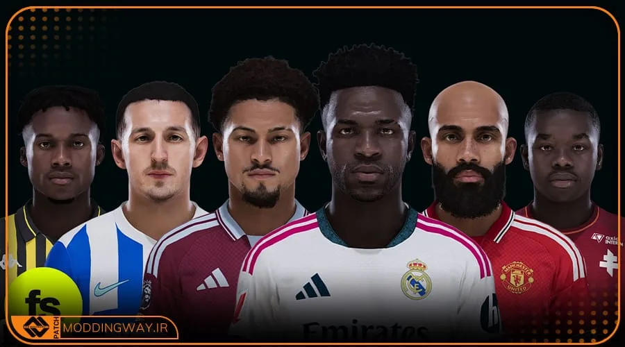 فیس پک Update Vol 222 برای PES 2021
