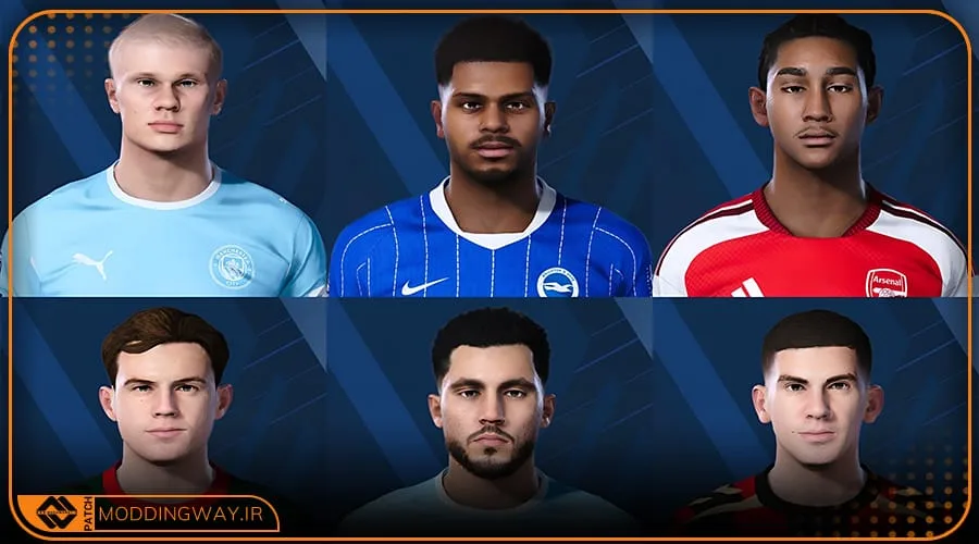 فیس پک EPL v3 Update 2026 برای PES 2021