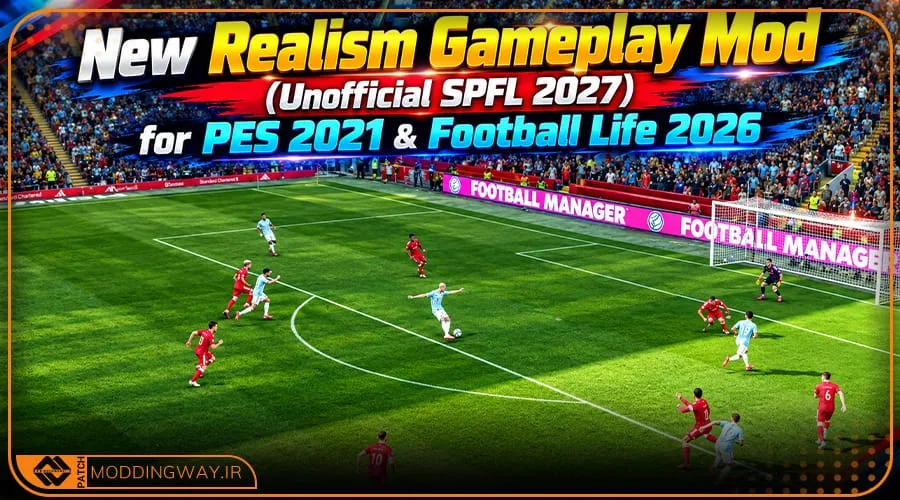 گیم پلی SPFL 2027 برای PES 2021