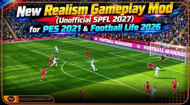 گیم پلی SPFL 2027 برای PES 2021