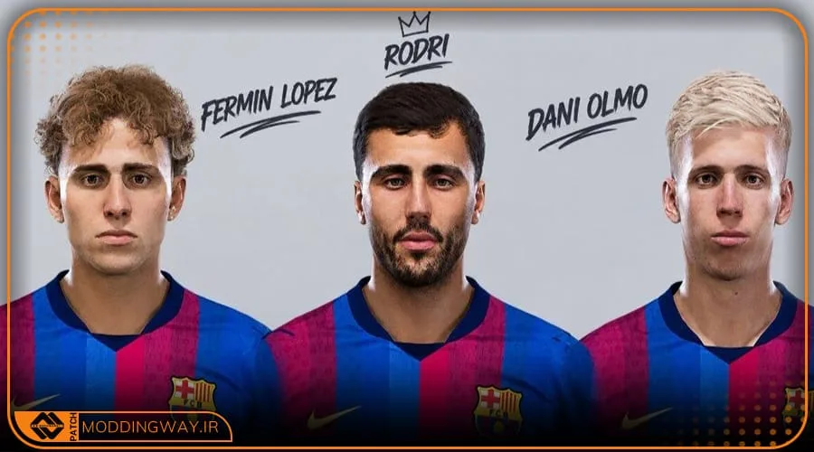 فیس پک FC Barcelona 2026 برای PES 2021