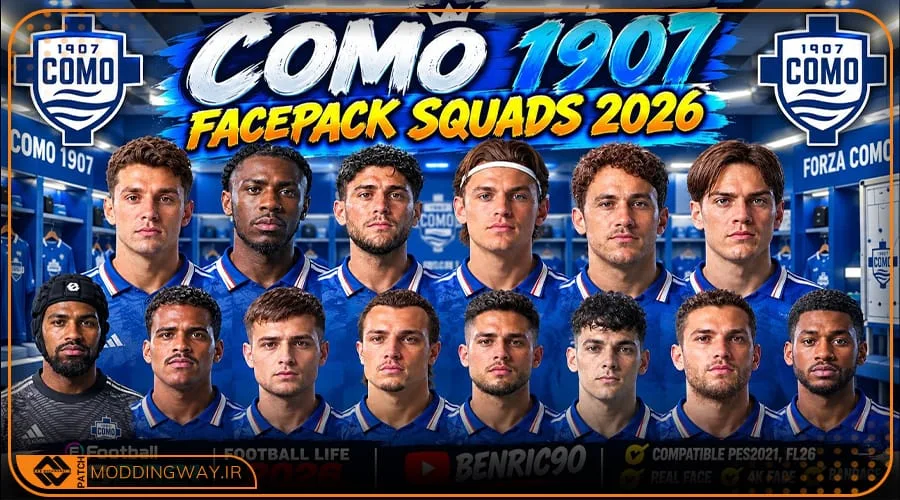 فیس پک Como 1907 برای PES 2021