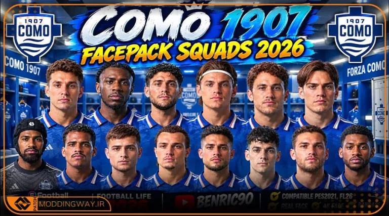 فیس پک Como 1907 برای PES 2021