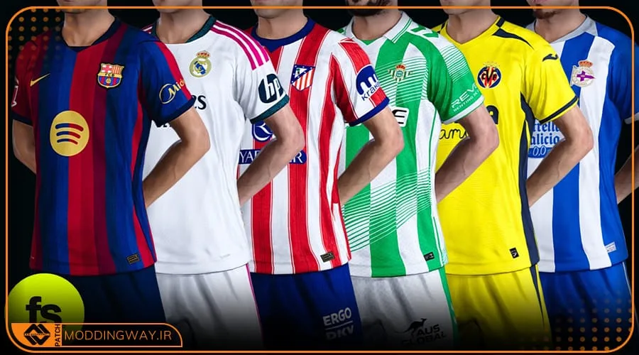 کیت پک La Liga 2026-27 برای PES 2021