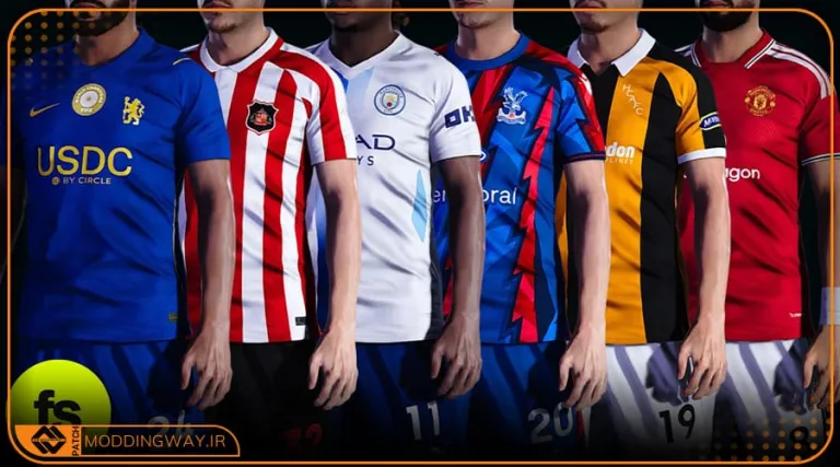 کیت پک Premier League 2026-27 برای PES 2021