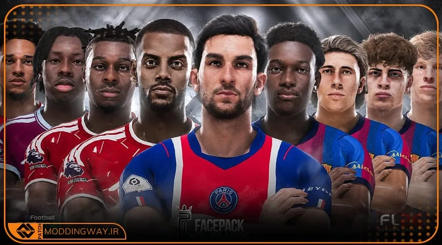 فیس پک FL26 Facepack Update v201 برای PES 2021