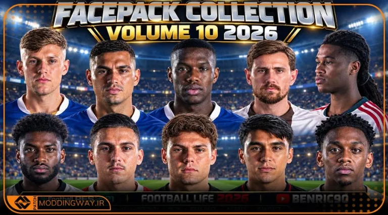فیس پک Collection 2026 v10 برای PES 2021