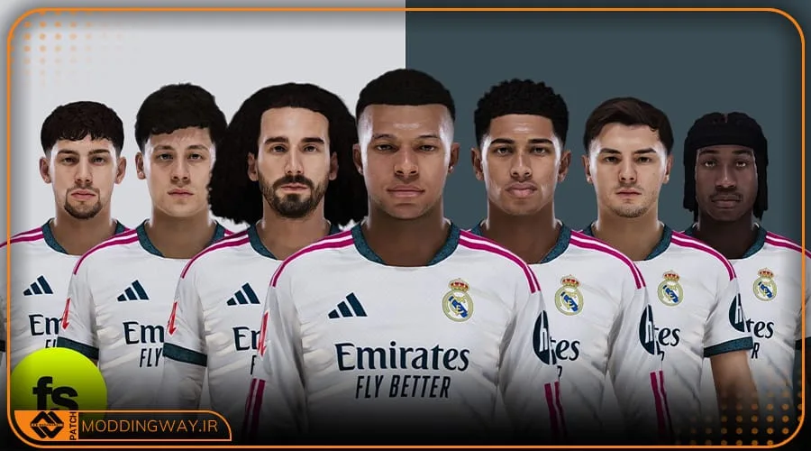 فیس پک Real Madrid 26-27 برای PES 2021