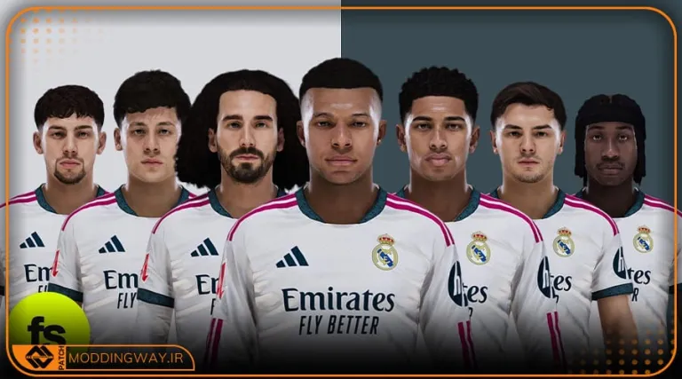 فیس پک Real Madrid 26-27 برای PES 2021